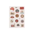 Vintage Reise-Sticker für kreative Geschenkverpackungen und Zubehör - Britischer Stil Vintage Reise Aufkleber