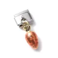 Cute mini 3D carrot alloy charm for DIY earrings, necklace, and handmade jewelry - Simulation Carrot Style (13) / Orange