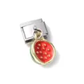 Mini 3D watermelon alloy charm pendant for DIY jewelry making and modular bracelets - Simulation Watermelon Style (38)