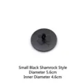 Professional small black stainless steel candle lid with clover pattern, 5.6cm size - Clover Style / Black Small (Diameter 5.6cm) / Black