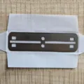 Edelstahl Aquarium Algenkratzer Ersatzklinge, Standard geschlitztes flaches Ersatzteil. - 10er-Pack Große Klingen