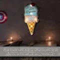 Vintage Amerikaanse ijsje LED wandlamp bord voor de decoratie van café- en barwanden - 41*5*18CM / 51371