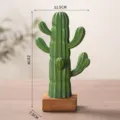 Nordisches Kaktus-Ornament aus grünem Harz, 21 cm Höhe markiert - Säulenkaktus / 21cm