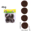 Handmade brown twig Easter bird nest decorations set of 4 with clear size dimensions - Small Bird Nest Style (R3-10) / 6cm (Pack of 4)