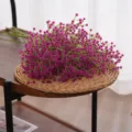 Elegant purple artificial baby's breath bundle for wedding and home decor arrangements - Rose Red