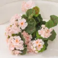Élégant bouquet de fleurs artificielles rose pâle pour la décoration de table de maison - Champagne