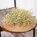Realistic cream white artificial Baby's Breath bouquet for elegant wedding decoration - Champagne