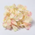Artificial hydrangea flower head pink and yellow faux floral wedding decoration DIY home decor - Light Yellow
