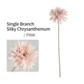 Elegant salmon pink artificial single-stem gerbera daisy for modern home decoration - Pink