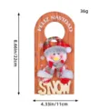 Christmas wooden door hanger with plush snowman and Feliz Navidad festive greeting - Snowman (W2-47) / 1 Piece
