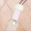 Flexible white and green kitchen faucet extender aerator with shower spray mode - Gen 1 Blister Card Pack / Green