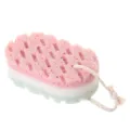 Esponja de baño suave en forma de sandía exfoliante corporal con cuerda para colgar - Verde, Blanco y Rosa