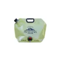 Large capacity portable 8L foldable outdoor water storage bag with tap for camping trips - Red Faucet / Large Capacity