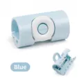 Creative donut shaped quilt sheet clip fastener holder in light blue color variant - Single Piece / Blue