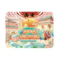 Xi'an cultural creative self-heating warmer patch featuring traditional Chinese illustrations - Xi'an