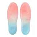 Ultradünne, atmungsaktive Eiskühl-Einlegesohlen mit pink-blauem Farbverlauf-Design. - 38-39