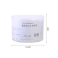 500-pack double-headed cotton swabs in a clear plastic jar, 11.5cm x 8cm dimensions - Adult Pointed + Round Tip