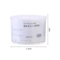 Cylindrical box containing 500 double-headed cotton swabs with pointed and spiral tips. - Adult Pointed + Spiral Tip