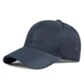 Atmungsaktive marineblaue Mesh-Baseballkappe für Sonnenschutz - Standardgröße 55-59cm / Marineblau (6-Panel)
