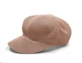 Elegante berretto in maglia marrone rosato traspirante con visiera per protezione solare - Taglia Unica (56-58cm) / modello 2 / Rosa
