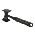 Professional heavy duty black double-sided meat tenderizer hammer for steak softening - 1 Piece / Matte Black