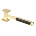 Doppelseitiger Fleischklopfer in Champagnergold mit schwarzem ergonomischem Antirutschgriff - 1 Stück / Mattgold