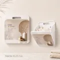 Foldable wall-mounted laundry basket with Less is More design, punch-free storage. - Simple Living