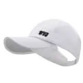 Casquette de baseball blanche avec trou pour queue de cheval pour femme - 56-59cm / Blanc