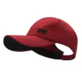 Casquette de baseball bordeaux pour femme avec ouverture queue de cheval et pare-soleil - 56-59cm / Bordeaux