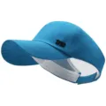 Vibrant blue women's high ponytail open top baseball cap sport sun protection visor - DYJ Embroidery / 56-60cm / Lake Blue