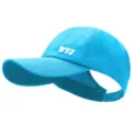 Gorra de béisbol azul para mujer con apertura para coleta y diseño de protección solar - 56-59cm / Azul lago