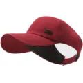 Women's burgundy high ponytail hollow top sun visor for outdoor sports and sun protection - DYJ Embroidery / 56-60cm / Burgundy