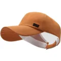 Orange empty top baseball cap for women suitable for high ponytail outdoor sun visor - DYJ Embroidery / 56-60cm / Orange