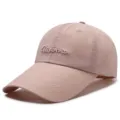 Light pink baseball cap with California embroidery - Fits 56-60cm / 刺绣多字母款(日字扣) / Pink