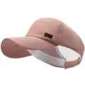 Adjustable pink high ponytail sun visor baseball cap for women outdoor sports sun protection - DYJ Embroidery / 56-60cm / Lotus root pink