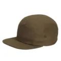 Cappello camper a 5 pannelli marrone oliva con visiera piatta in twill di cotone - Verde militare