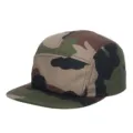 Cappellino da baseball camouflage a cinque pannelli in cotone a tesa piatta per lo skate - Mimetico n. 1