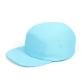 Cappello skate a 5 pannelli in cotone celeste con visiera piatta regolabile - Celeste