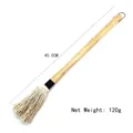 Long handle BBQ basting brush with cotton head, 45.5cm length and net weight 120g. - Style B Wood Handle BBQ Brush