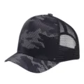 Breathable camouflage mesh baseball cap with short brim for outdoor sports and horse riding - 55-59cm (Adjustable) / Snow White Camouflage Full Mesh 4.5cm Brim