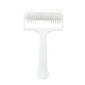 Professional white plastic pastry lattice roller cutter tool for pizza and pie crust - Lattice Cutter