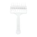 White plastic pizza dough docker roller tool for professional baking cookies and pastry crusts - Dough Docker