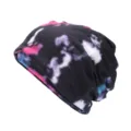 Cappello beanie e scaldacollo alla moda con stampa tie-dye per uomo e donna vivace - Adatto per circonferenza testa 55-60cm / Stile Tie-dye alla Moda (Stile 7-Colore 3) / Tie-Dye multicolore