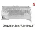 Stainless steel cold smoke generator box for BBQ meat smoker, Size S: 20x12.6x4.5cm - Small Cold Smoke Generator / 20x12.6x4.5cm