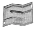 Professional hexagonal stainless steel cold smoke generator for outdoor BBQ use - Hexagon Small Smoker / 18.5x13.5x5.5cm