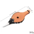 Wood manual fireplace bellows for BBQ with dimensions 37.7cm and weight 267g for camping - BBQ manual Blower