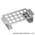 18-hole stainless steel pepper grill rack for outdoor BBQ grilling - Stainless steel pepper rack
