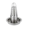 Professional detachable stainless steel chicken roaster rack with drip pan for outdoor BBQ - Roast Chicken Rack
