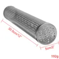 12 inch cylindrical stainless steel pellet smoker tube for BBQ grill, 192g weight - 30.5cm Large Round Smoking Tube