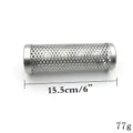 6-inch stainless steel pellet smoker tube for BBQ grill, 15.5cm length and 77g weight - 15.5cm BBQ Smoking Tube